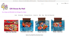 Desktop Screenshot of giftboxesbymail.com